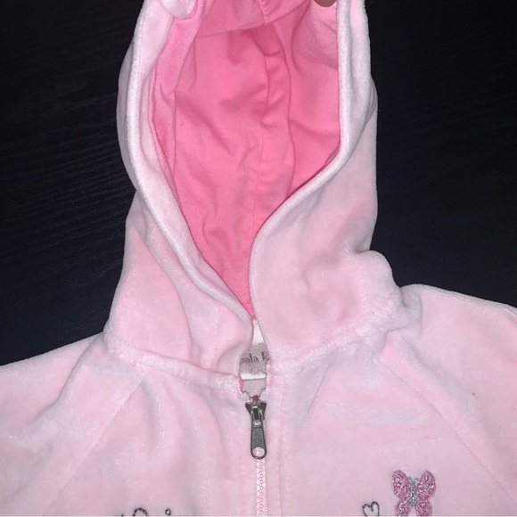 Girl’s 12M KOALA KIDS Pleated Skirt + Pink Velour Fairy Princess Hooded Jacket - Picture 14 of 16